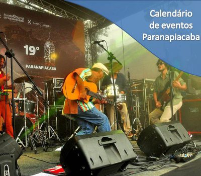 Calendário de eventos em Paranapiacaba