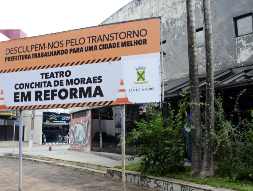 Santo André inicia obras de revitalização do Teatro Conchita de Moraes