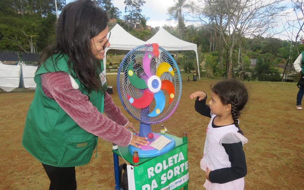 Atrações infantis unem diversão e sustentabilidade no Parque Regional da Criança