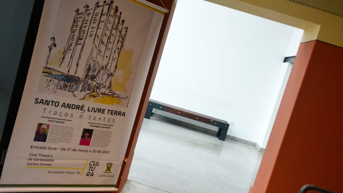 Cine Theatro Carlos Gomes recebe exposição “Santo André, Livre Terra”