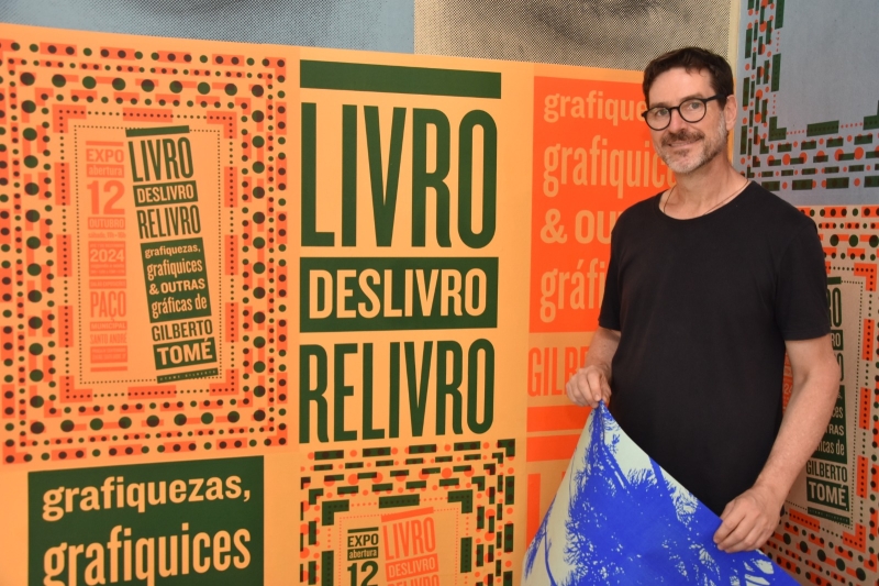 Santo André recebe exposição “Livro, Deslivro e Relivro” de Gilberto Tomé*