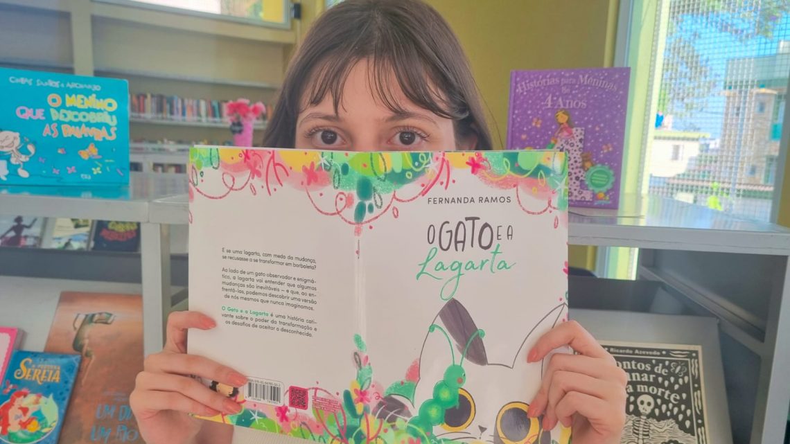 Biblioteca Cecília Meireles recebe lançamento do livro “O Gato e a Lagarta”