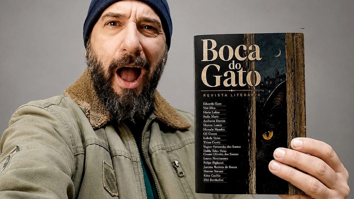 Casa da Palavra recebe lançamento da revista literária Boca do Gato neste sábado