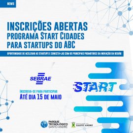Sebrae-SP abre inscrições do programa Start Cidades para startups do ABC