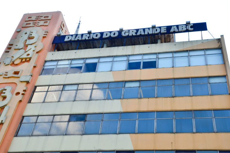 São Paulo -Fachada do jornal Diário do Grande ABC, investigado pela Operação Lava Jato (Rovena Rosa/Agência Brasil)