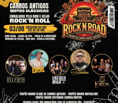 Rock’n Road – Parque Central Santo André – 03 de Agosto