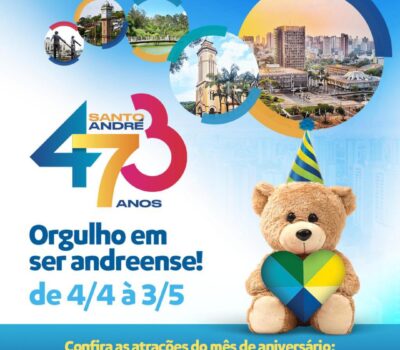 Santo André comemora 473 anos! Confira a programação especial