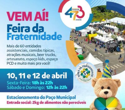 FEIRA DA FRATERNIDADE CONFIRA A PROGRAMAÇÃO